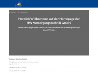 hw-versorgungstechnik.de Webseite Vorschau