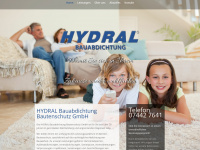 hydral-bau.de Webseite Vorschau