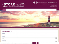 stork-touristik.de Webseite Vorschau