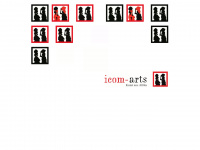 icom-arts.de Webseite Vorschau