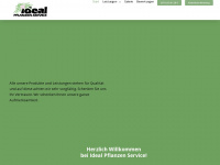 idealpflanzenservice.de Webseite Vorschau