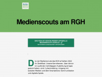 medienscouts-rgh.de Webseite Vorschau