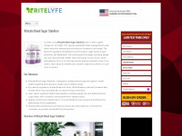 ritelyfebloodsugarstabilizer.net Webseite Vorschau