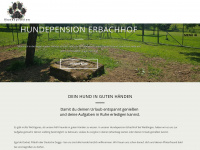 hundepension-erbachhof.de Webseite Vorschau