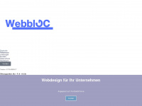 webbloc.de Webseite Vorschau