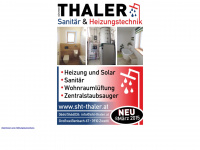 sht-thaler.at Webseite Vorschau