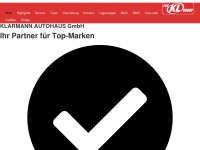 klarmann-autohaus-gmbh.de Webseite Vorschau