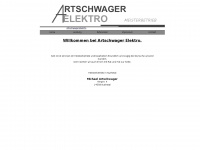 artschwager-elektro.de Webseite Vorschau