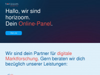 horizoom.de Webseite Vorschau