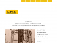 kemco-drilling.de Webseite Vorschau