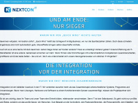 nextcon.it Webseite Vorschau