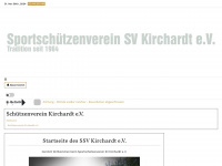 schützenverein-kirchardt.de Webseite Vorschau