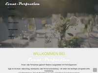 event-perfection.com Webseite Vorschau