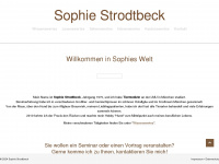 sophie-strodtbeck.de Webseite Vorschau