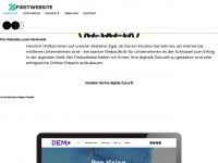 firstwebsite.ch Webseite Vorschau