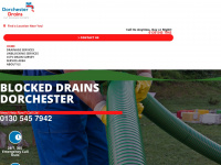 dorchester-drains.co.uk Webseite Vorschau