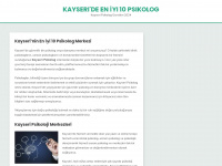 kayseripsikolog.co Webseite Vorschau