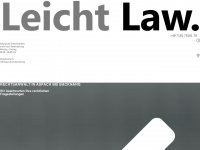 leicht-law.de Webseite Vorschau