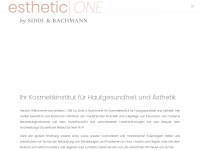 esthetic-one.de Webseite Vorschau