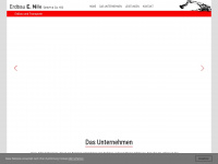 nille-erdbau.de Webseite Vorschau