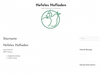 hefeleshofladen.de Webseite Vorschau