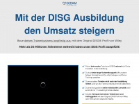 disg-trainieren.de Webseite Vorschau