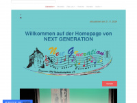 nextgenerationchor.weebly.com Webseite Vorschau