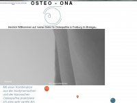 osteo-ona.com Webseite Vorschau