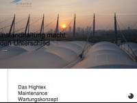 hightex-maintenance.de Webseite Vorschau