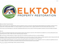 elktonpropertyrestoration.com Webseite Vorschau