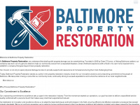 baltimorepropertyrestoration.com Webseite Vorschau