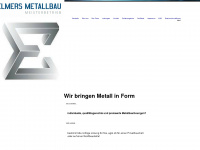 metallbau-elmers.com Webseite Vorschau