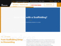 kentishtownscaffolding.co.uk Webseite Vorschau