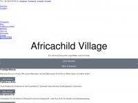 africachild.org Webseite Vorschau