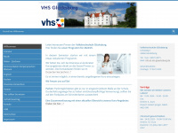 vhs-gluecksburg.de Webseite Vorschau