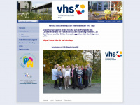 vhs-tarp.de Webseite Vorschau