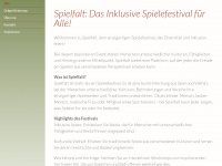 spielfalt-festival.de Webseite Vorschau