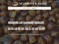 marroni-horgen.ch Webseite Vorschau