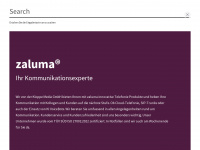 zaluma.tel Webseite Vorschau