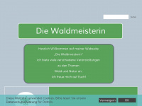 diewaldmeisterin.com Webseite Vorschau