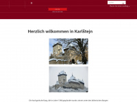 hrad-karlstejn.cz Webseite Vorschau