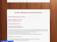 restaurantsonnelyss.weebly.com Webseite Vorschau