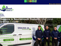 bournemouthdrains24.co.uk Webseite Vorschau