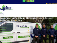 salisburydrains24.co.uk Webseite Vorschau