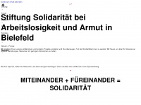 stiftung-solidaritaet-bielefeld.de Webseite Vorschau