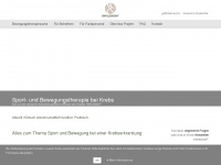 bewegung-bei-krebs.org Webseite Vorschau