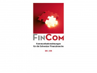 fin-com.ch Webseite Vorschau