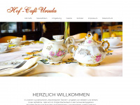 hofcafe-ursula.de Webseite Vorschau