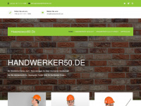 handwerker50.de Webseite Vorschau