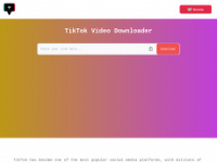 tik2video.com Webseite Vorschau